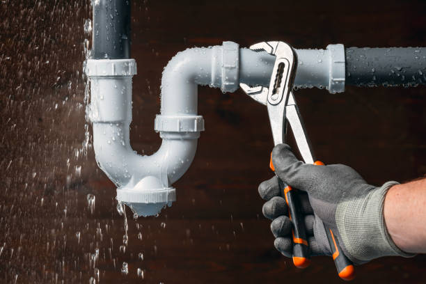 Professional Drain Cleaning technician working in Alexis, NC
